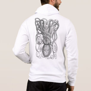 Silent Octopus Dance Designer Men's Bella  Hoodie
