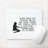 Silent Pain – Minimalist Emotional Quote Design