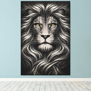 Silent Power - Eyes of Dominance Canvas Print
