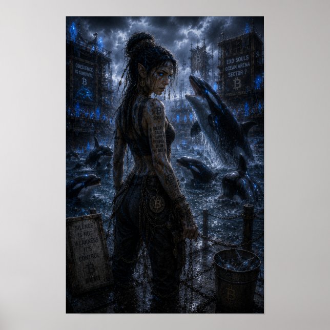 Silent Rage / Orca Trainer / The Ocean Poster (Front)
