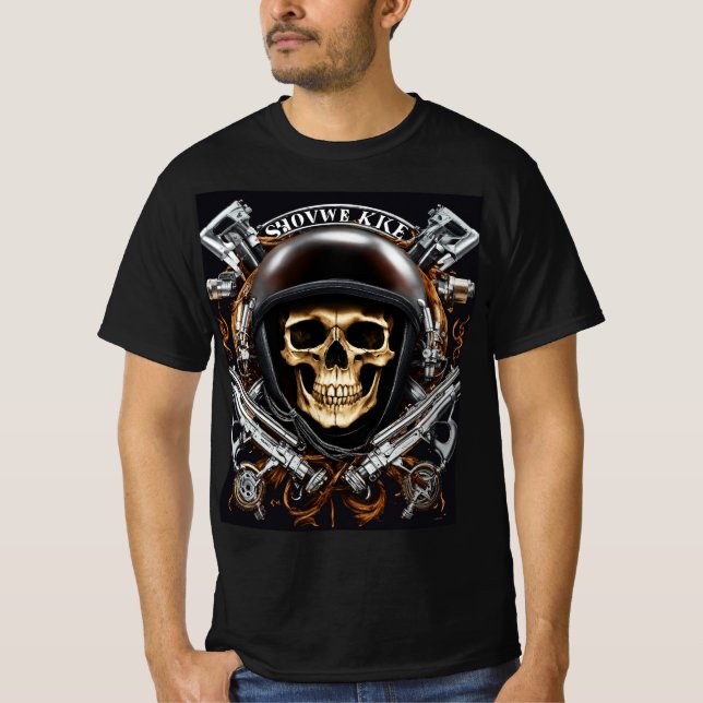 Silent Reaper Skull bone Collection T-Shirt (Front)