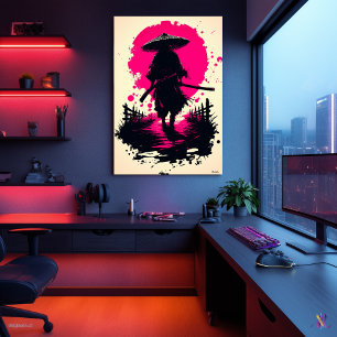 Silent Ronin Under the Blood Moon Poster