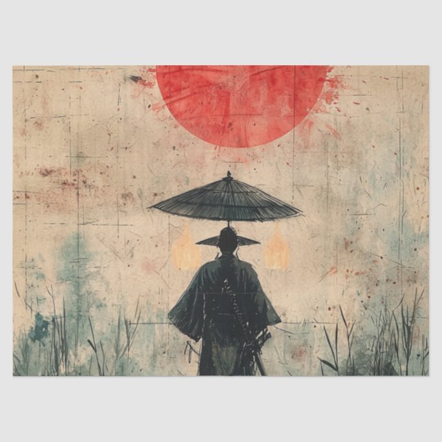 Silent Samurai Crimson Forest (2) Tissue Paper (Front)