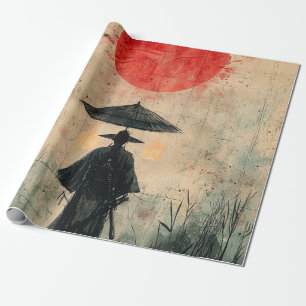 Silent Samurai Crimson Forest (2) Wrapping Paper