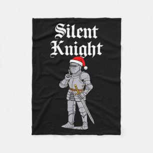 Silent Santa Knight Christmas Medieval Costume Men Fleece Blanket