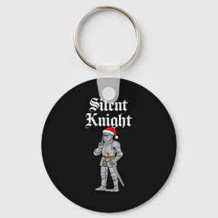 Silent Santa Knight Christmas Medieval Costume Men Key Ring