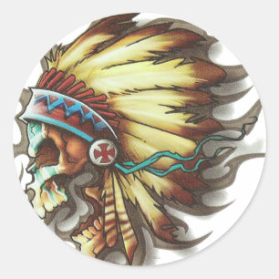 Silent Scream Classic Round Sticker