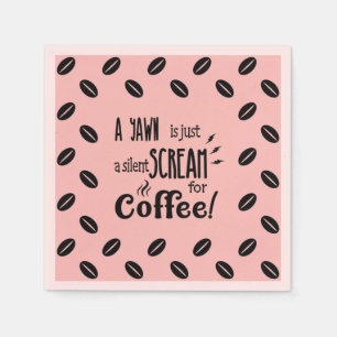 SILENT SCREAM NAPKIN