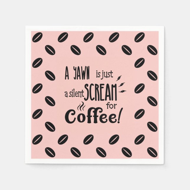 SILENT SCREAM NAPKIN (Front)