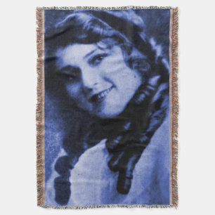 Silent Screen No 2 Throw Blanket