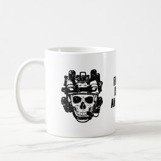 Silent Shadows: NVG Operator Power Coffee Mug (Left)