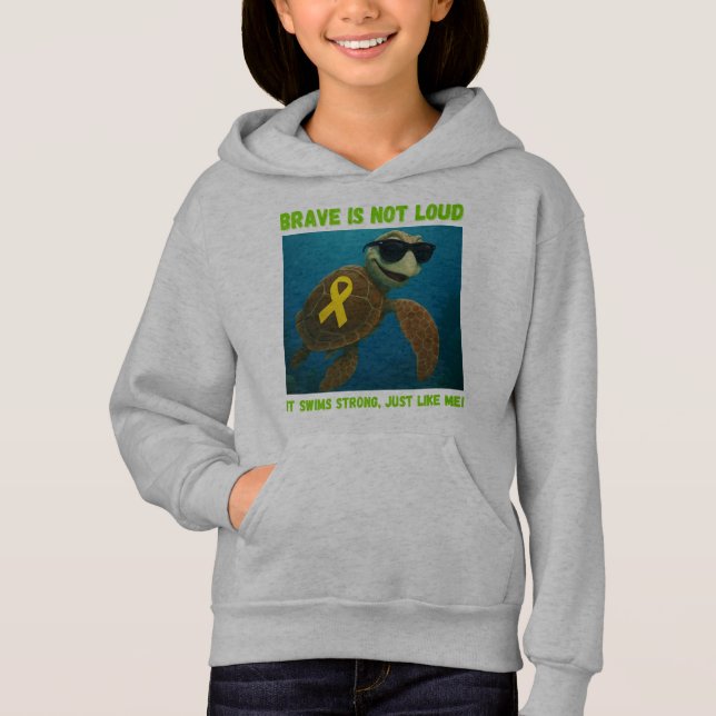 Silent Strength Turtle Hoodie! (Front)