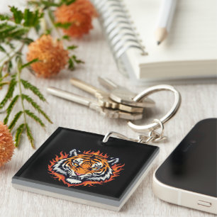 Silent Tiger – Precision and Power Key Ring