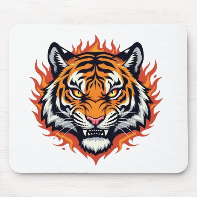 Silent Tiger – Precision and Power Mouse Pad (Front)