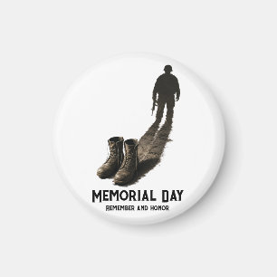 Silent Valour – Memorial Day Tribute Soldier Shado Magnet