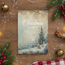 Silent Watch in the Winter Holiday Invitation Card