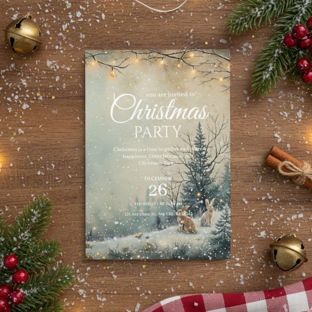 Silent Watch in the Winter Holiday Invitation Card (Creator Uploaded)