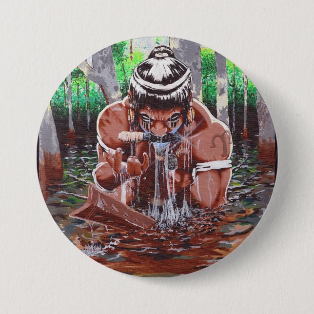 Silent Wrath Button (Front)