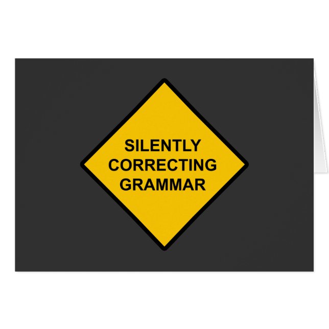 Silently Correcting Grammar (Front Horizontal)