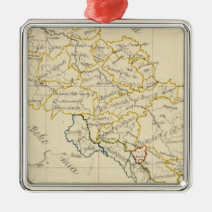 Silesia Metal Tree Decoration