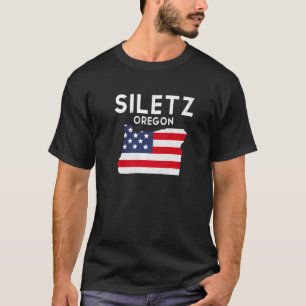 Siletz Oregon USA State America Travel Oregonian   T-Shirt