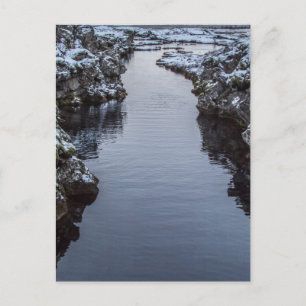 Silfra in Iceland Postcard