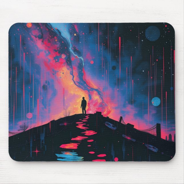 Silhouette art mouse pad  (Front)