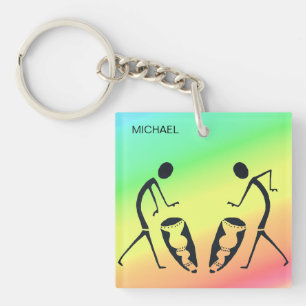 Silhouette Awesome Celebration of Colours Key Ring