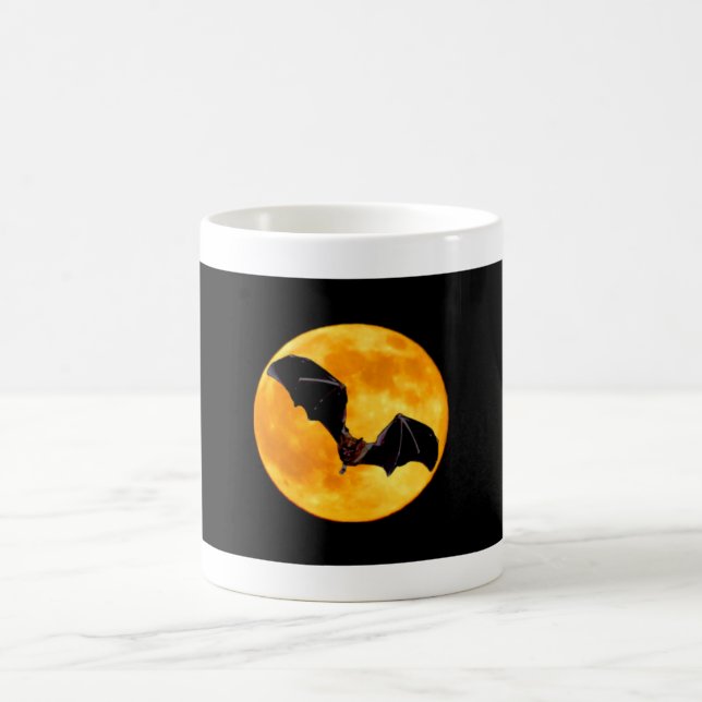Silhouette Bat photo design Mug (Center)