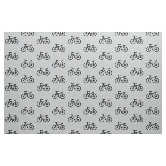 Silhouette Bicycle | Changeable Background Colour Fabric (Fat Quarter)