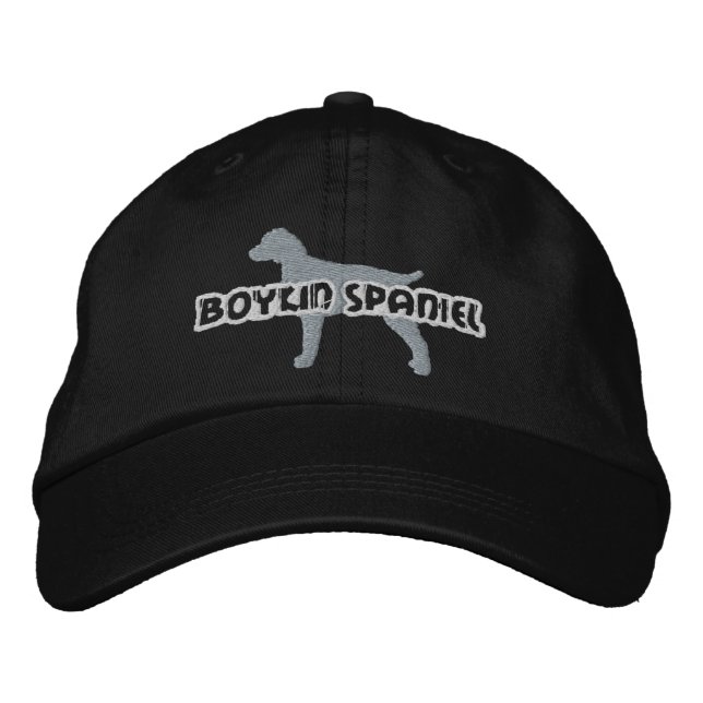 Silhouette Boykin Spaniel Embroidered Hat (Front)