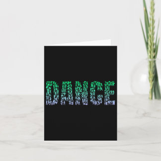 Silhouette Boys Dance Shirt Dancer Shirt Mens Danc Card