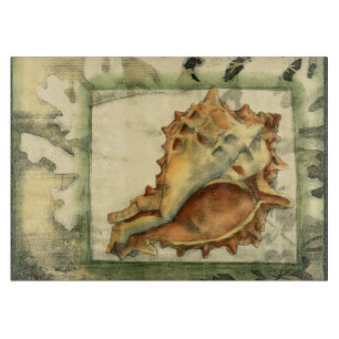 Silhouette Conch Shell Cutting Board