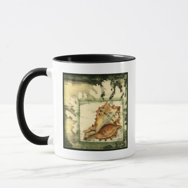 Silhouette Conch Shell Mug (Left)