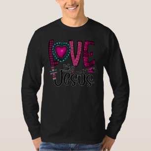 Silhouette Costume Love Like Jesus, Christian Vale T-Shirt