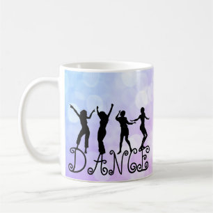 Silhouette Dancers Bokeh Dance Coffee Mug