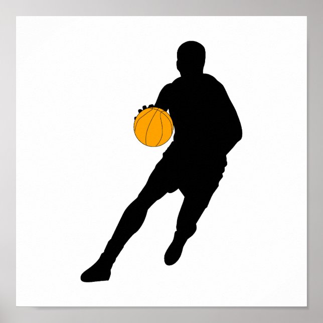 Silhouette Dribble Poster (Front)