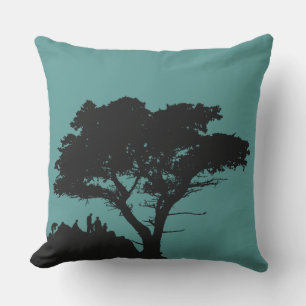Silhouette Family by Great Tree Vintage Cushion