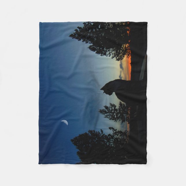 Silhouette Fleece Blanket (Front)