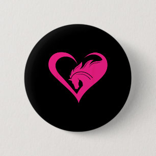 Silhouette Horse Barrel Racing Horseback Riding De 6 Cm Round Badge