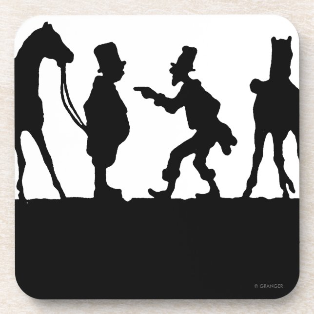 Silhouette: Horse Dealer Coaster (Front)