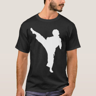 Silhouette Karate Fighter Shotokan Martial Arts Ta T-Shirt