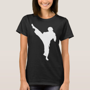 Silhouette Karate Fighter Shotokan Martial Arts Ta T-Shirt