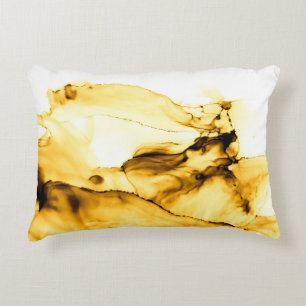 Silhouette landscape of coconut tree ,tropical sun decorative cushion