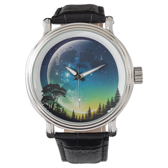 Silhouette Moon Night Watch (Front)