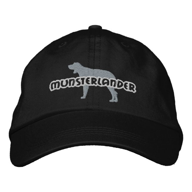 Silhouette Munsterlander Embroidered Hat (Front)
