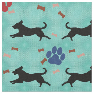 Silhouette Mutts Fabric