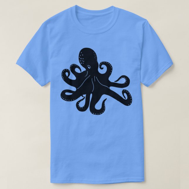 Silhouette Octopus  - Octopus  T-Shirt (Design Front)