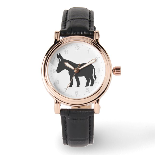 Silhouette of a mule watch (Front)