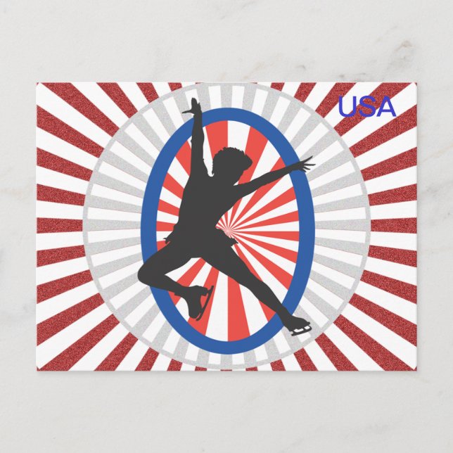 Silhouette of a Skater - Postcard (Front)
